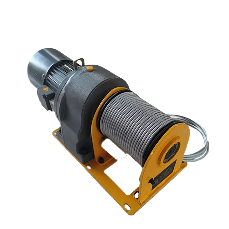 Wire rope winch small industrial winch 1T2T low noise high energy efficiency electromagnetic brake small size electric winch