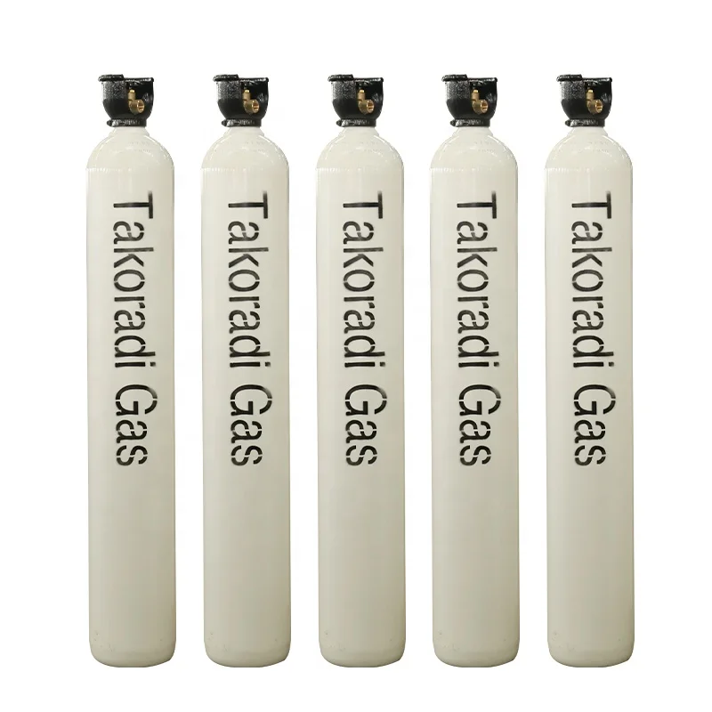 Empty Co2 Cylinder Helium Gas Tank High Pressure Seamless Steel Nitrogen Oxygen Gas Cylinder