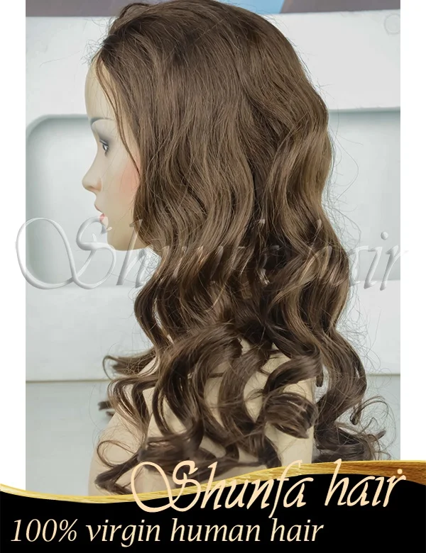 Invisible PU Thin Skin Injection Human Hair Womens Toupee