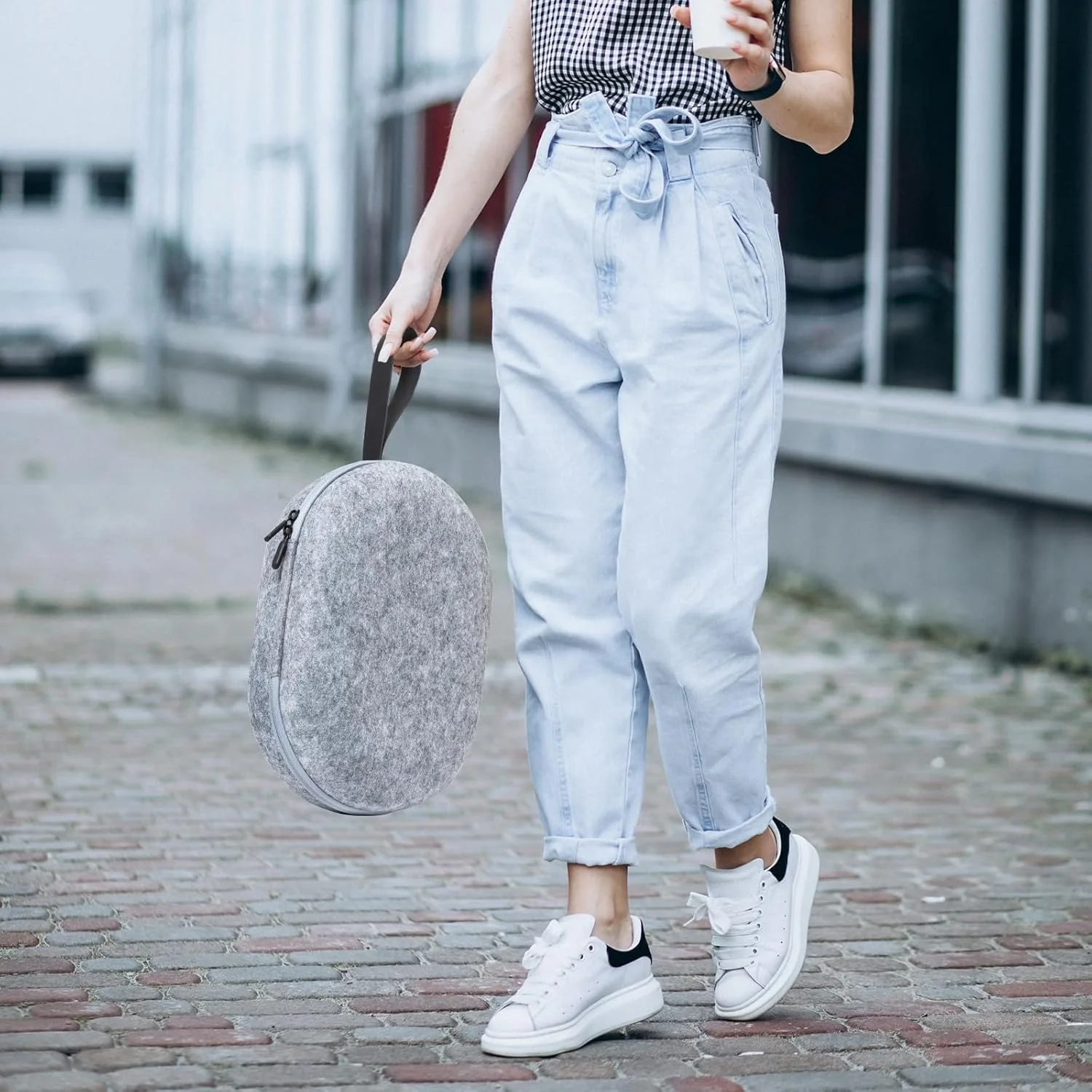 OEM Wholesale High Quality Felt VR Headset Storage Bag Custom Waterproof Shockproof VR Box Hard Shell Travel VR Glasses EVA Case