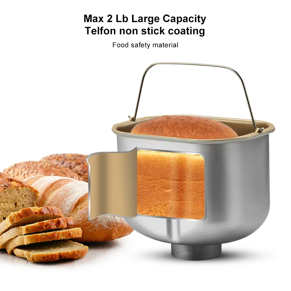 Home Baking Moments 650W Fully Automatic Smart Kitchen Bread Maker for Household Use