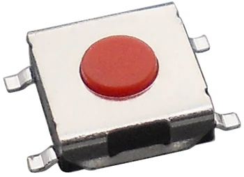 China BZCN 6.2x6.2 Long Life Normally open Momentary SMD Push earth terminal Tact Tactile Switch with 5 pin Micro switch