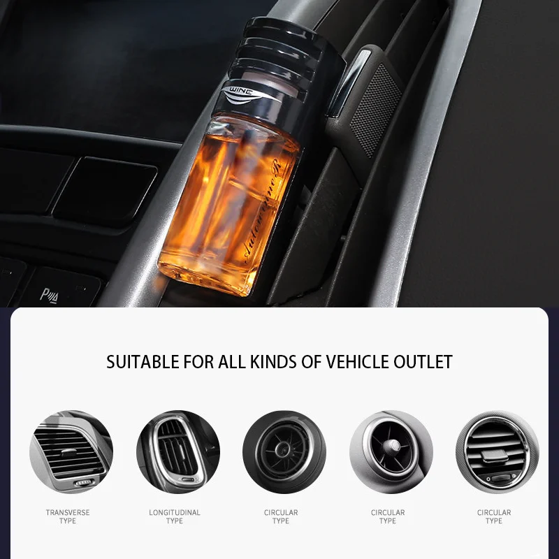 Wholesale Car Vent Clip aromatherapy vehicle air outlet fragrance auto essential oil perfume cars Air Freshener accessories