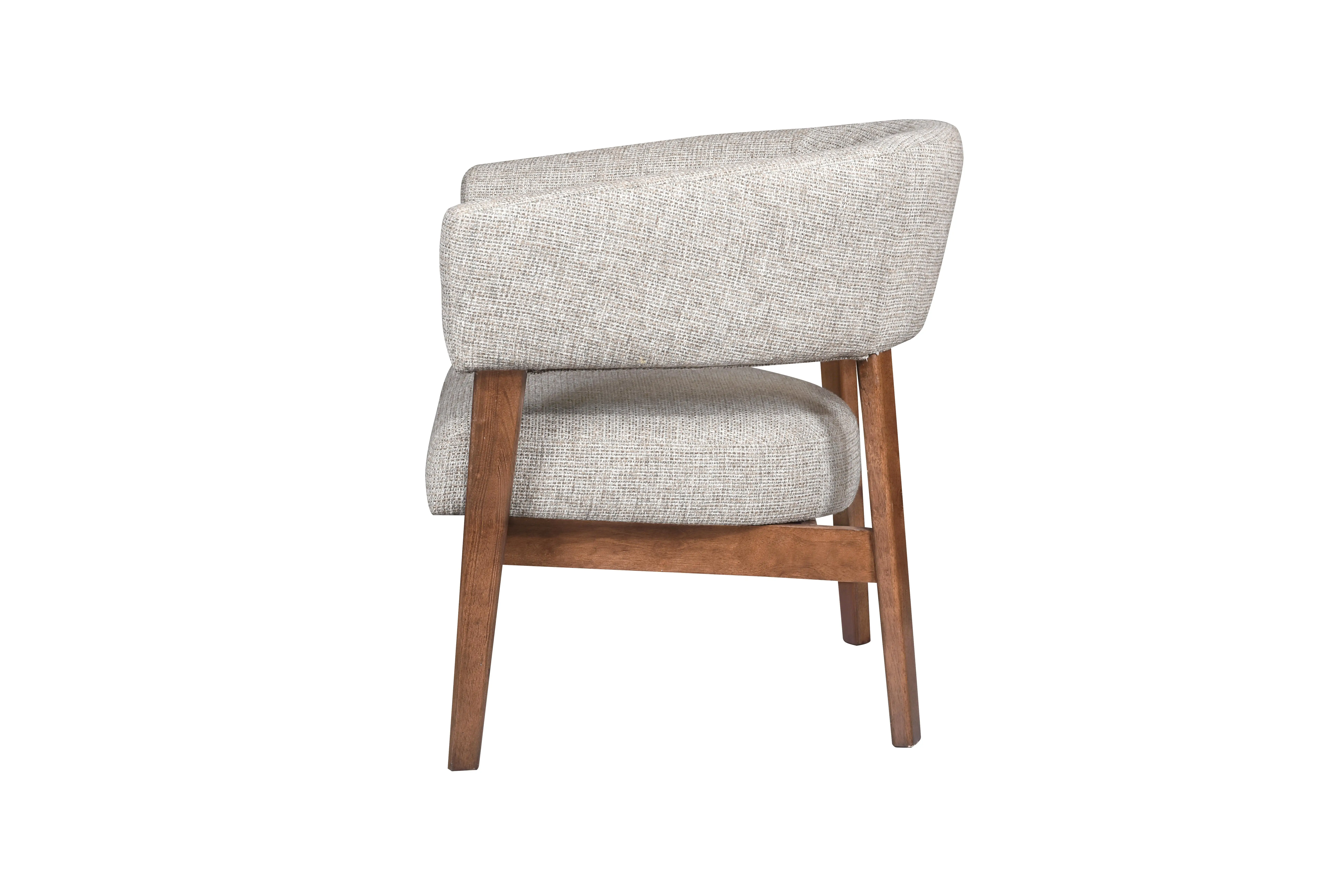 Top sale upholstered home nordic grey accent chairs luxury furniture modern living room chairs