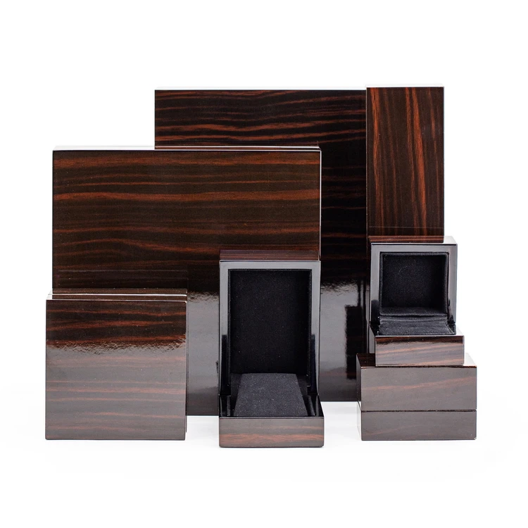Hot sell luxury factory wholesale custom wooden jewelry box ring box wood jewellery box