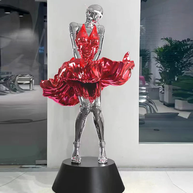 Customized large modern Bar Ktv Trendy ornaments Life Size Resin Statue Marvel Figure Sculpture for Home Decoration