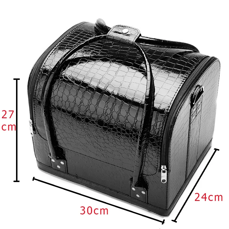 
Professional Cosmetic Makeup Beauty Box Manicure Vanity Case Bags 