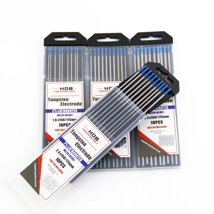 1.0 /1.6/2.0/2.4/3.0/3.2/4.0X175mm Hot sale tungsten electrodes wl20 cast tungsten carbide electrodes