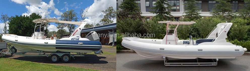 Liya new hypalon rib inflatable boats 25feet tour boats