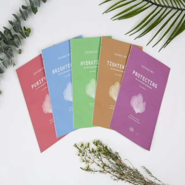 UNIQUEMI Premium Quality Korea Cosmetic Skin Care Deep Sink Facial MaskSheets Made In Korea (10 packs in a box)