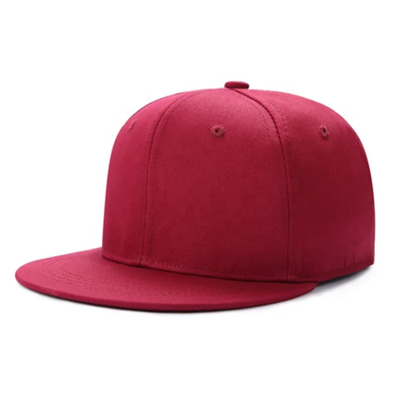 OEM Custom 6 Panel Blank Snapback Hats Wholesale Design Your Logo Gorras Sports Plain Hip Hop Hat