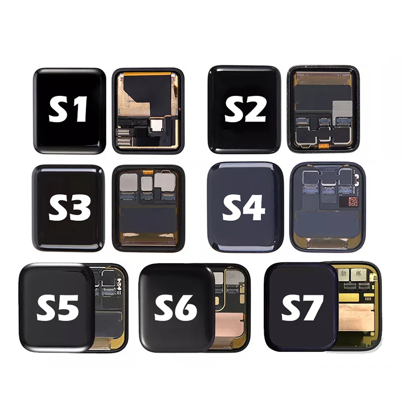 Экран pantalla lcd для apple watch 3 4 6 se 7 8 40 мм 40 42 44 45 мм 44 мм