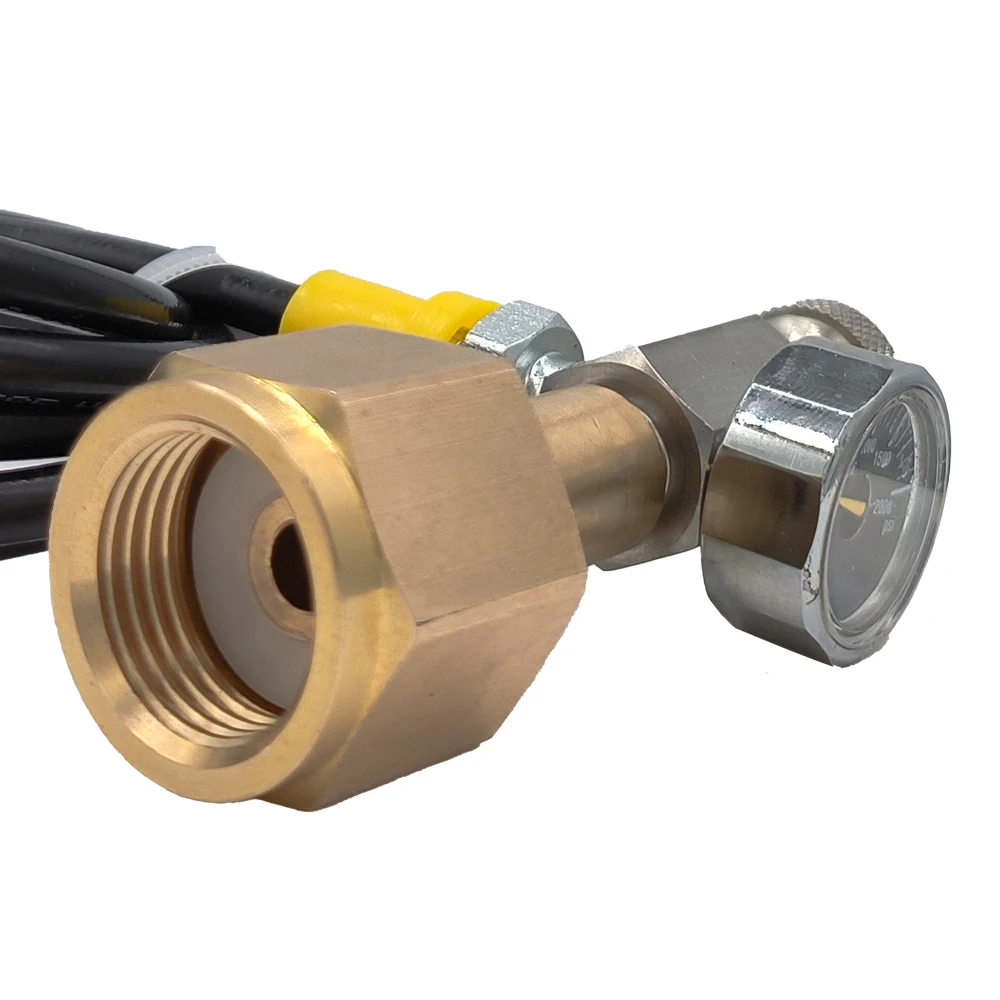 Quick Connector Adapter Hose for SodaStream Terra to External CGA320 Co2 Tank