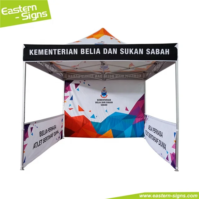 Anti-UV portable aluminum fabric 3x3 pop up outdoor trade show expo exhibition tents for advertising