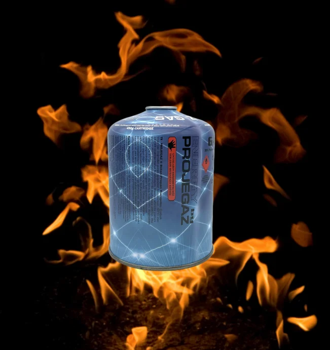 Butane Gas Cartridge With Screw Valve