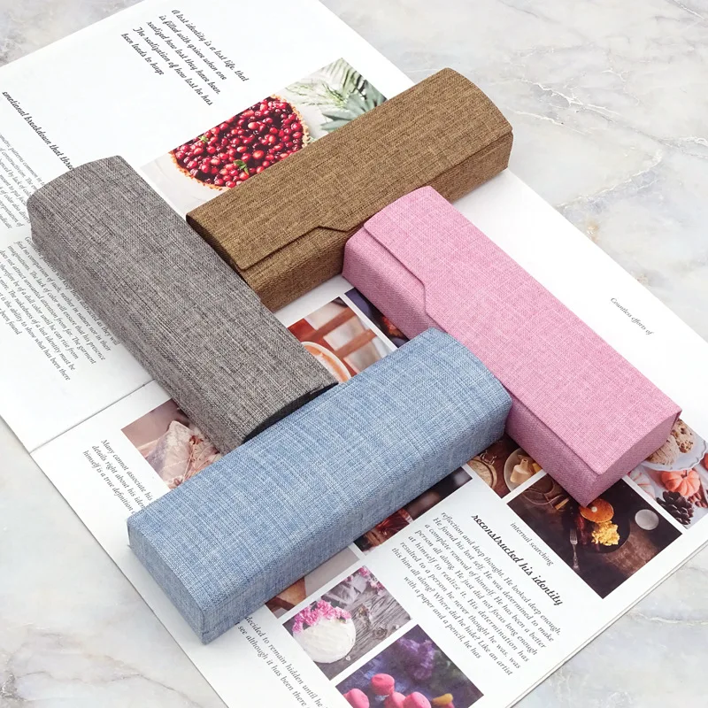 2024 Custom lgoo Retro Luxury Glasses Bags Case Colorful myopia eyeglasses boxes glasses wholesale fashion optical glasses case