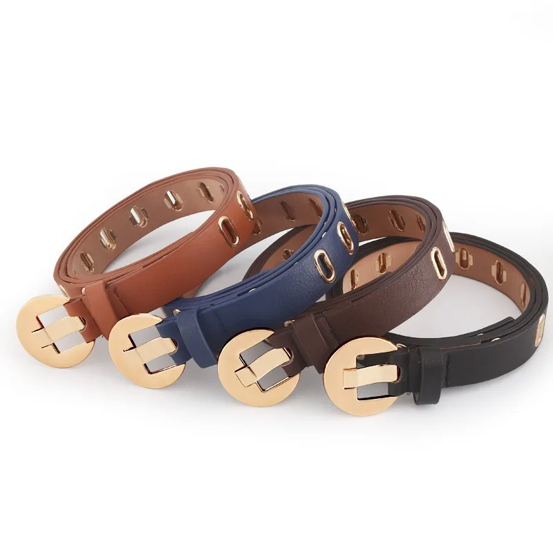 Fashion Wholesales Ladies Pu Belt For Women Buckle Adjustable Belt