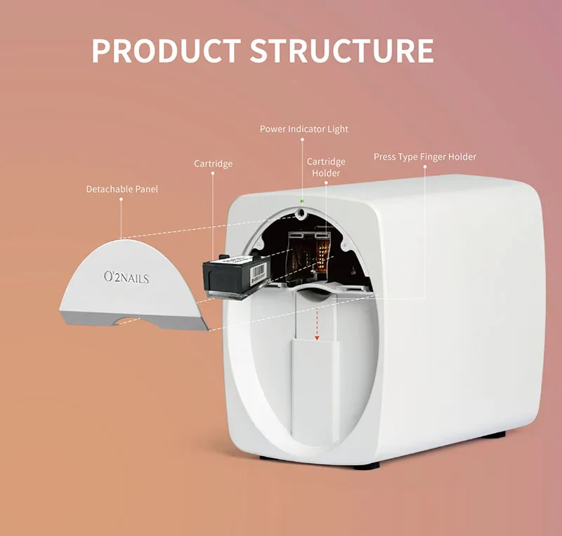 2024 new model mobile nail printer Manicure Transmission Picture Photo Pattern Color Printing advanced Nail Art Equipment