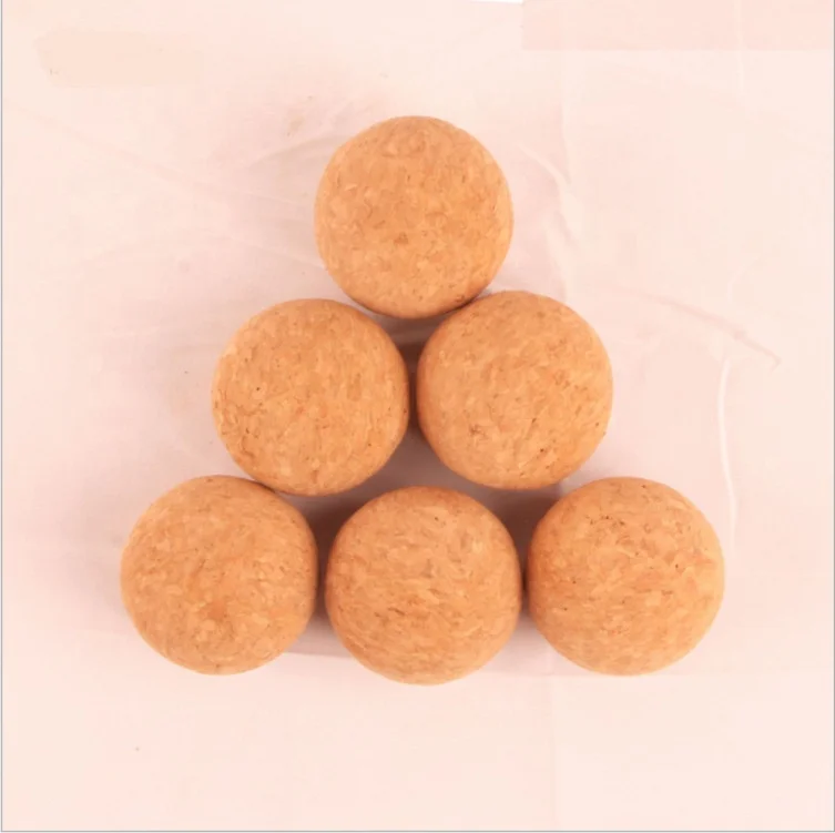 Muscular Relaxation Massage Cork Yoga Ball Eco-Friendly 100% Cork Yoga Massage Ball for Fitness Exercising