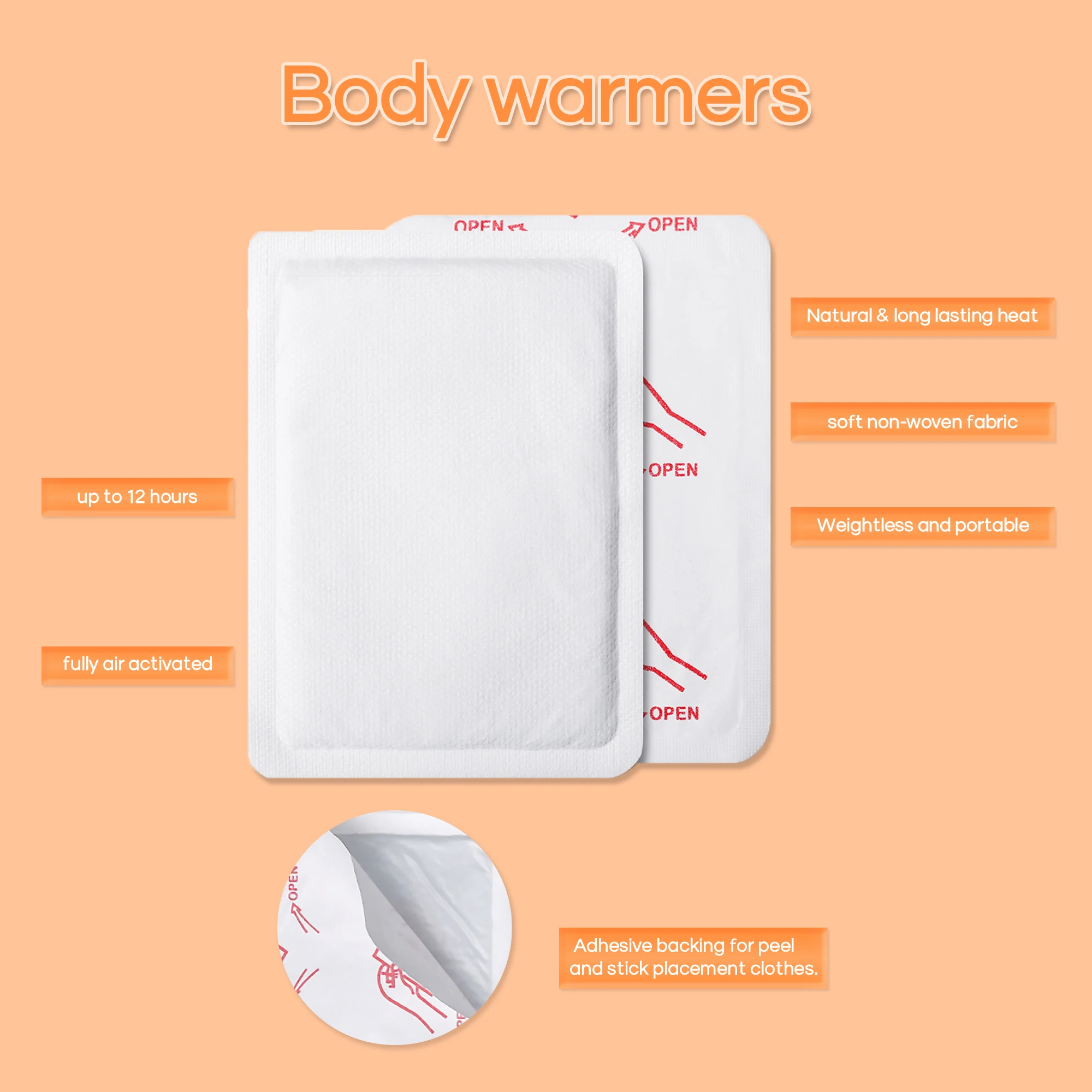 Soothing heat Pad  Air Activated Hand Warmer