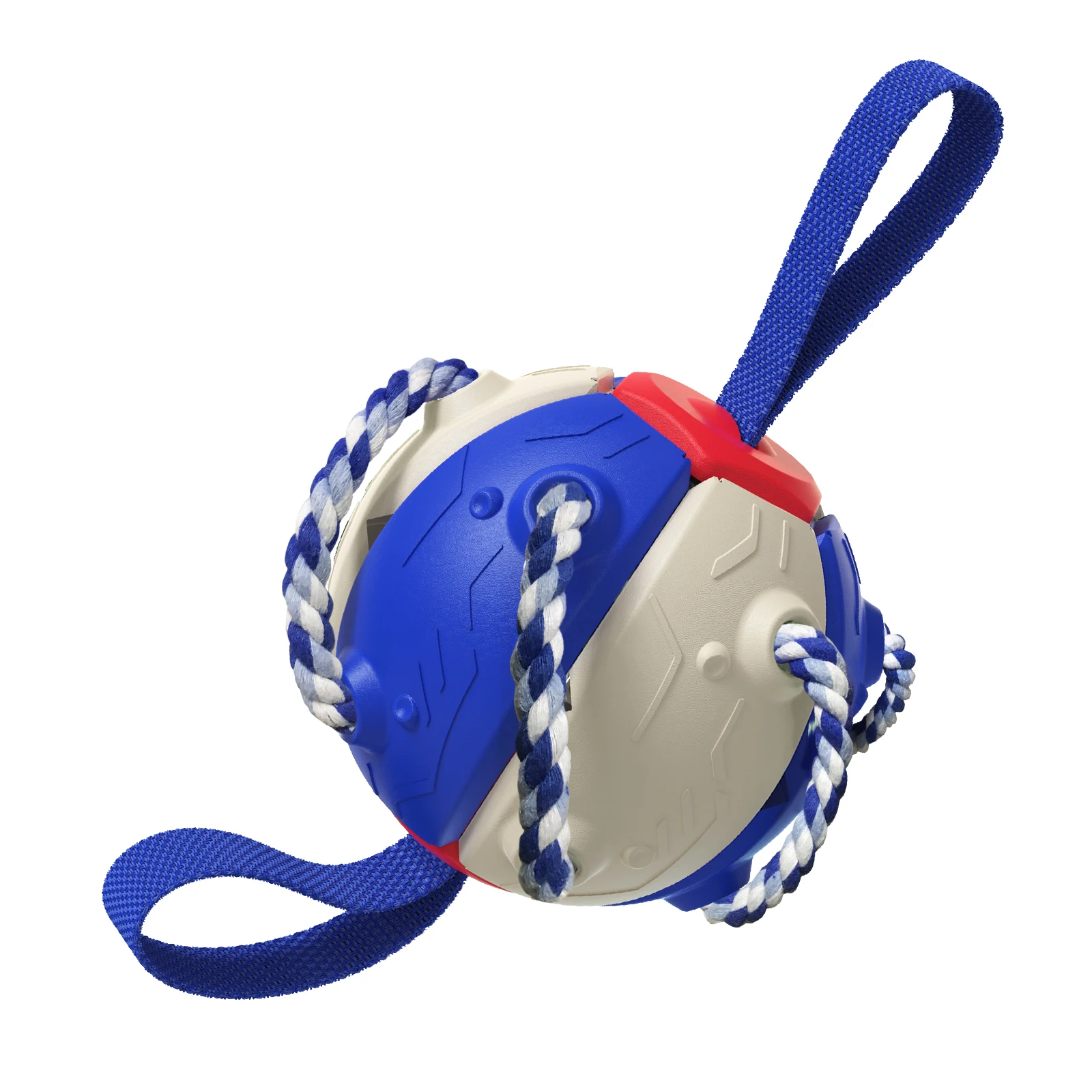 Pet Toys New Small Medium Large Dog Flying Discs Training Interactive Toy Puppy Rubber Fetch Flying Disc Cotton Rope Molar Rope