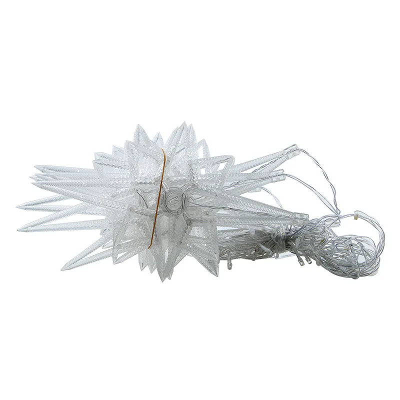 Christmas Window Wall Decorative Lights 3m120led Polar Bear Star Twinkle Light 8modes Led Copper Wire Curtain String Light