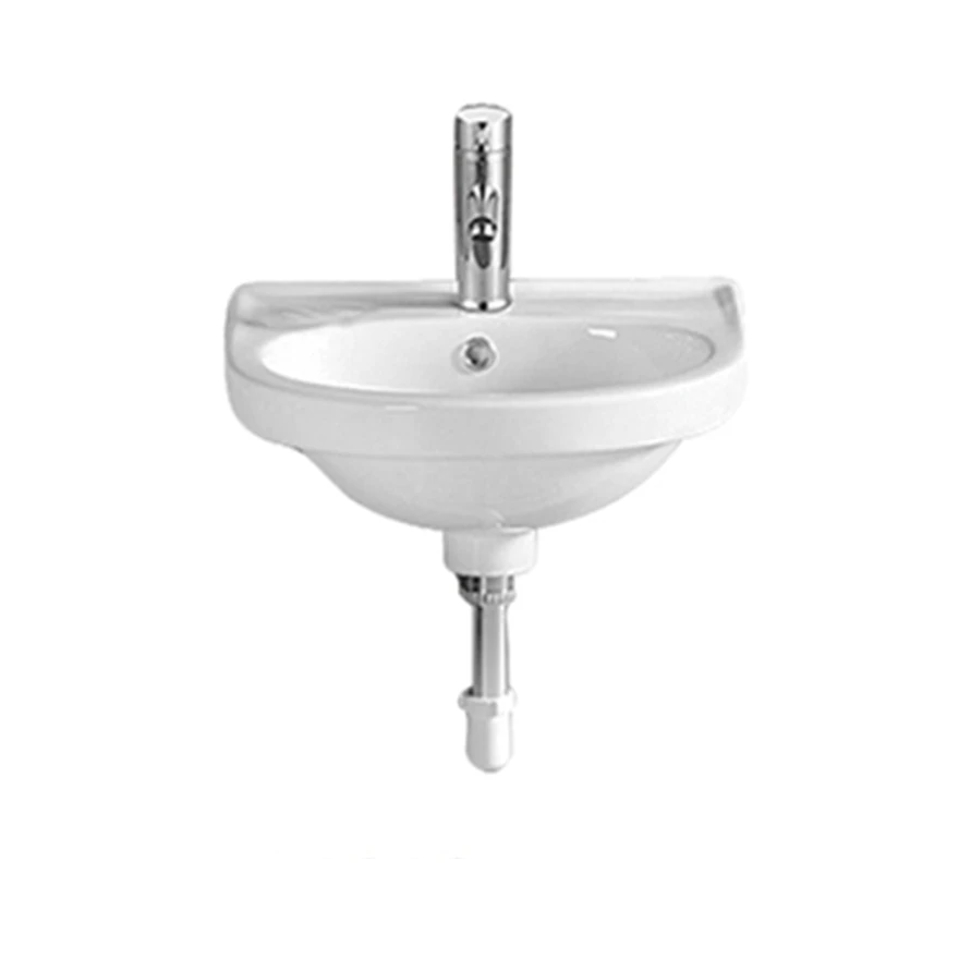 
small european bathroom design wall hung basins 