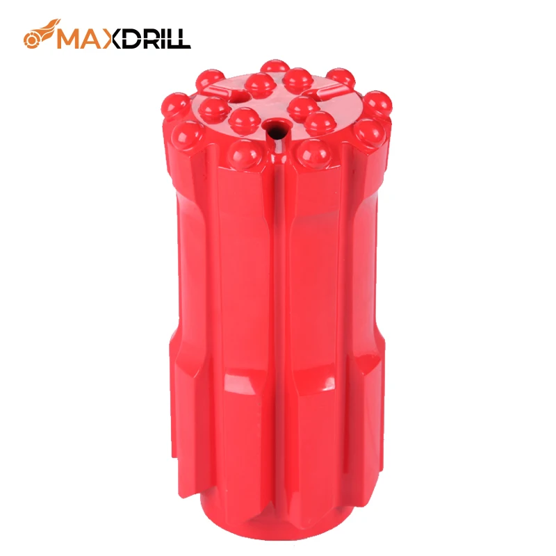 Maxdrill Factory Price Top Hammer GT60 115mm Flat Face Retrac Skirt 15 Tips Carbide Button bit for Quarry, Mining, Construction
