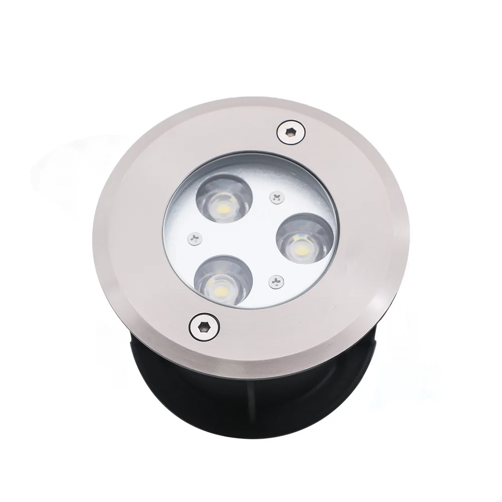 304 Stainless Steel Landscape Light Warm White Buried Deck LED Garden Pool 304 Stainless Steel Warm White Buried Deck LED Pool