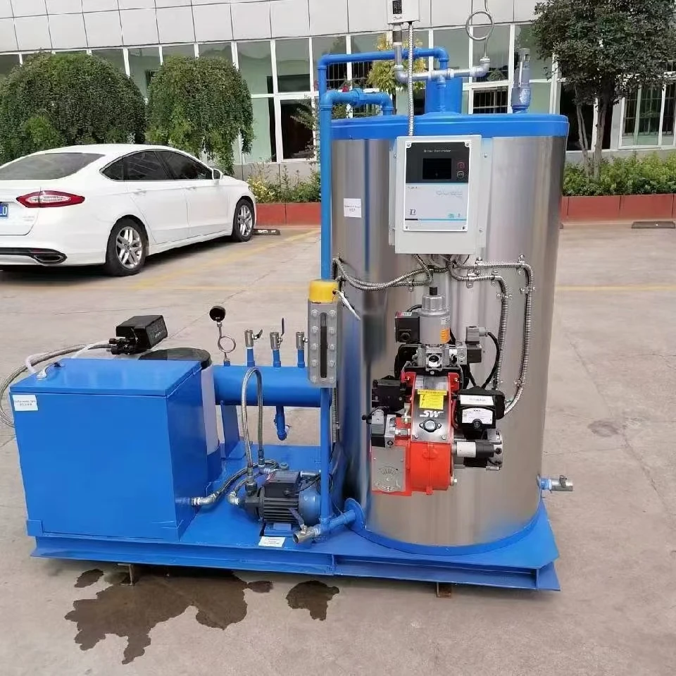 Automatic oil-gas steam generator for laundry steam boiler