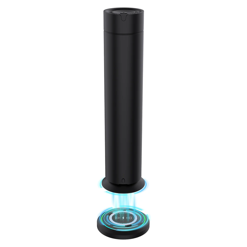 2024 New Product Unique build in Battery Aluminium Cordless Home Use Colorful LED Lamp Fragrance Oil Aroma Diffusers