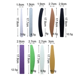 Hot selling multi-shape custom professional nail file with 80/100/120/150/180/240 grit