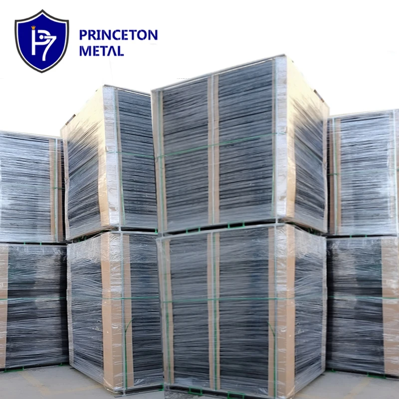 Powder coated no dig parts for sales tube garden solid black aluminum alloy fence panels