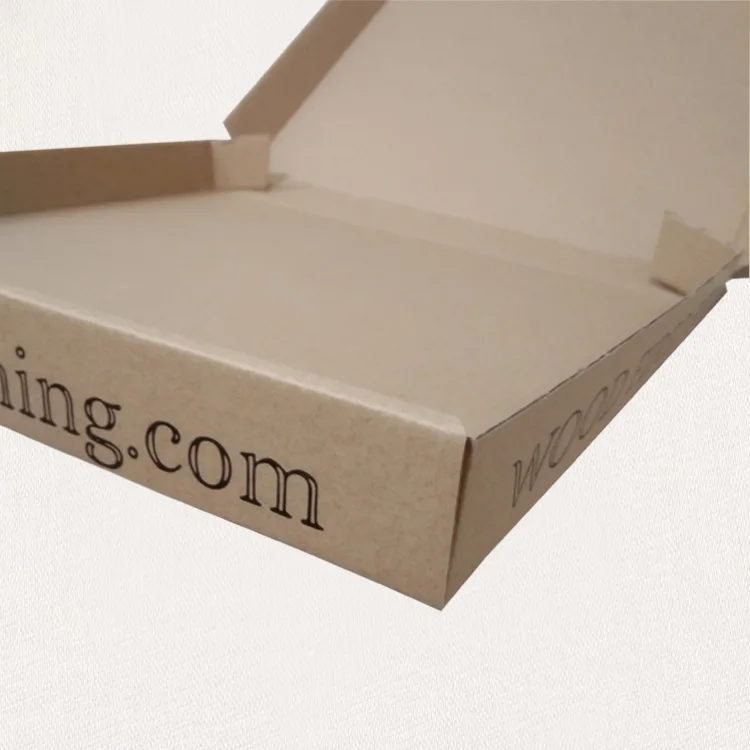 Safe Corrugated Cardboard Pizza Box wtih Pattern