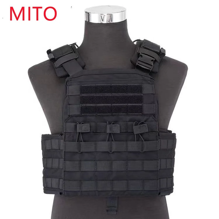 MITO tactical vest ready to ship Security plate carrier vest tactical laser cutting equipment For Shooting sales