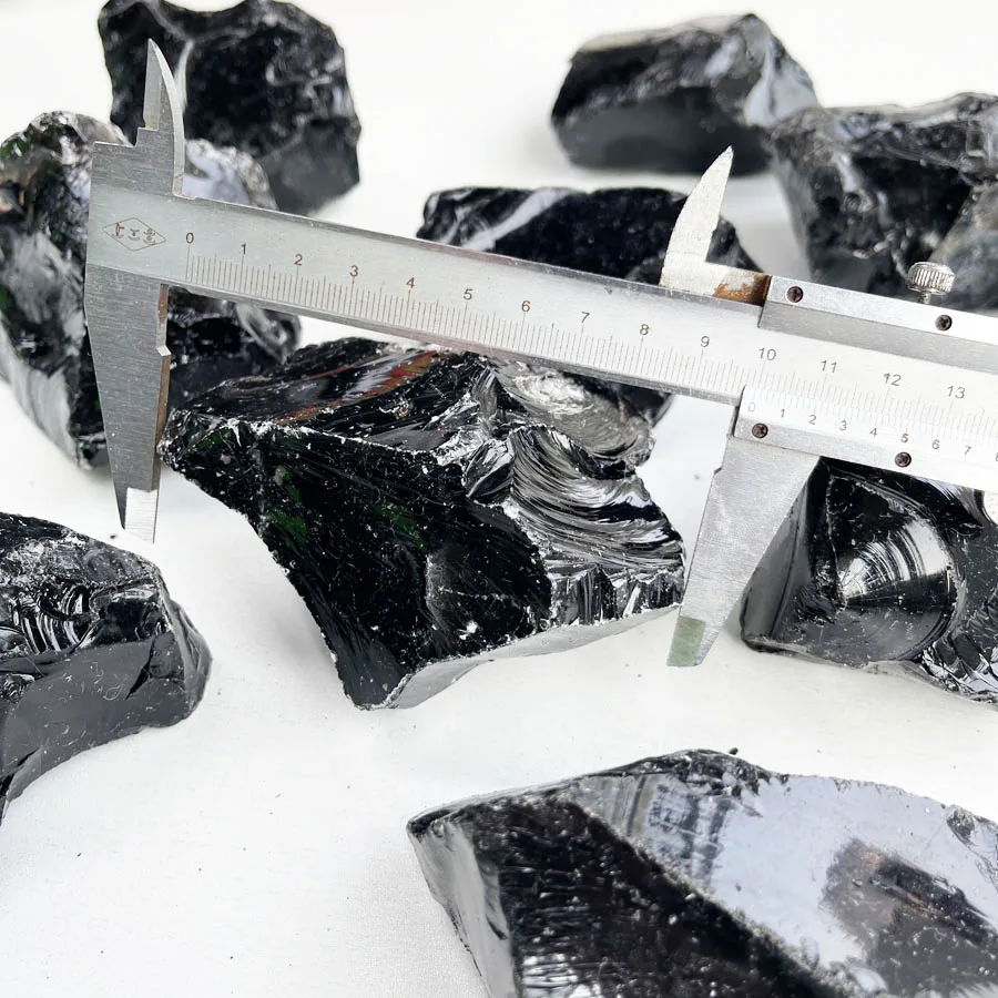 5-20cm Wholesale Large Natural Raw Obsidian Stone Rough For Jewelry Making