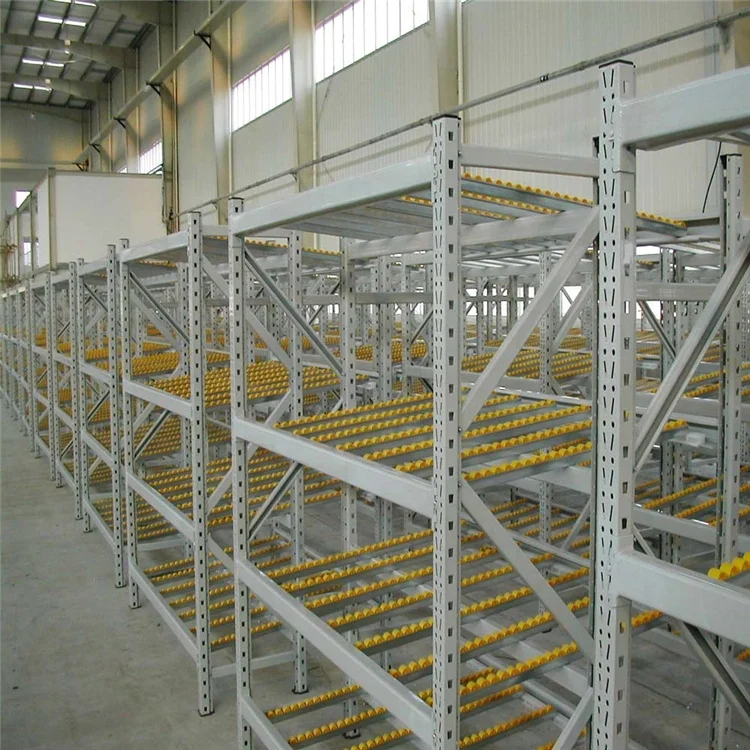 Flow Rack Roller Carton Flow Rack With Gravity Warehouse Picking System