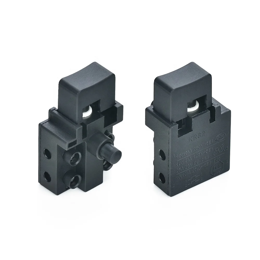 KR82 250V-15A 18A Electric Drill Hammer Switch with Variable Speed Control Push Button Power Tool Accessories