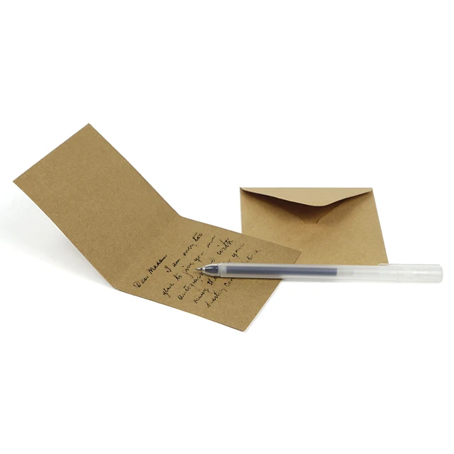 Custom printing self-adhesive pocket small card envelope