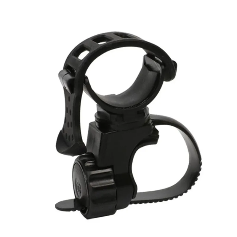 360 Degree Rotation Bike Flashlight Mount Holder, Bicycle Front Torch Mount LED Headlight Holder Clip Clamp Rubber for 40mm