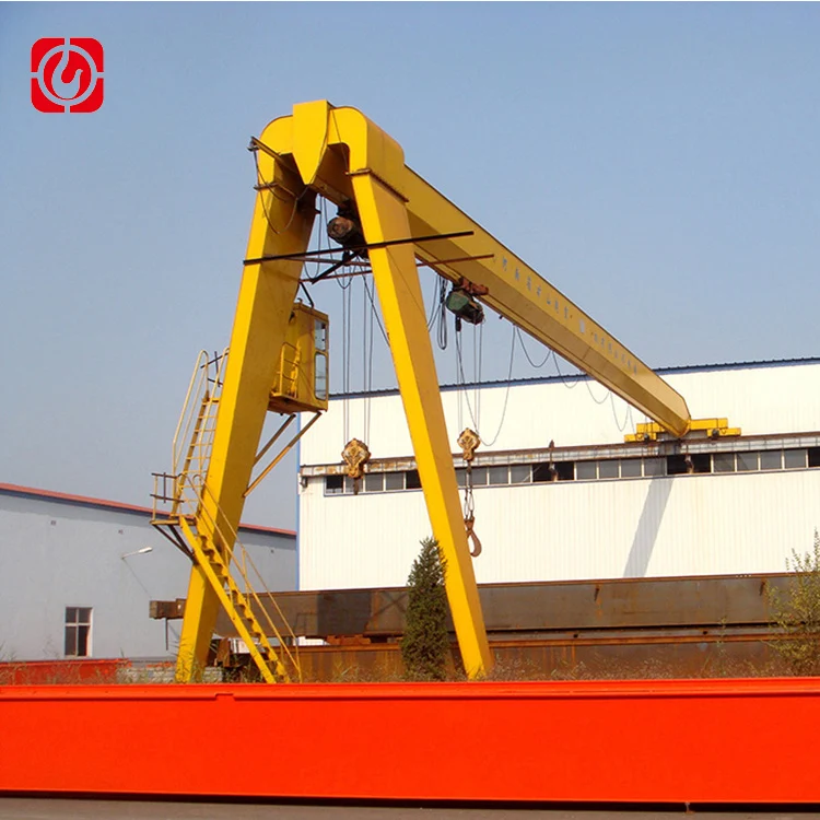 
Jinniu light duty single girder gantry crane12t span 9m lifting height 6m outdoor beam semi cranes 