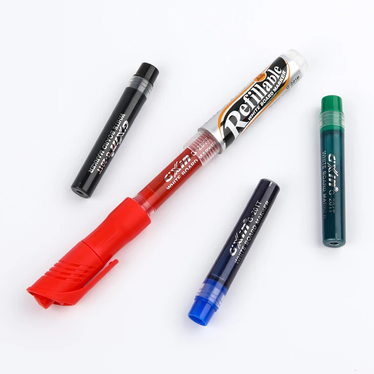 Gxin G-201T Factory Price dry erase markers ink Refillable large capacity international color  whiteboard marker pen ink