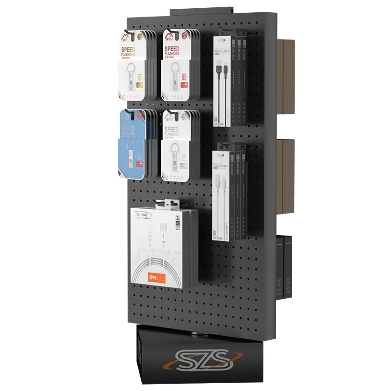 Factory Hot Sale Jewelry For Hoops Rotatinjg Aaa Battery Rack Earrings Display Stand