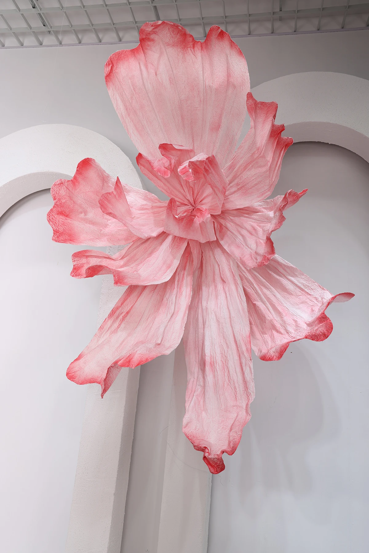 220cm Handmade Wedding Decoration Giant Flowers Artificial Large Size Paper Decorative Flowers For Wedding Party