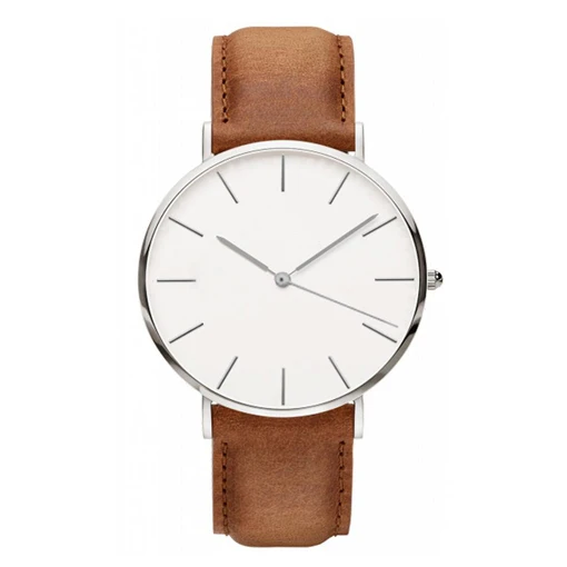 Fashion Watch Luxury Two Tone Gold Plated Visible Stainless Steel Quartz Watches For Men