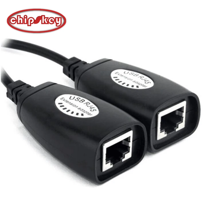 RJ45 Мужской Женский USB Lan Удлинительный кабель адаптер 50 футов