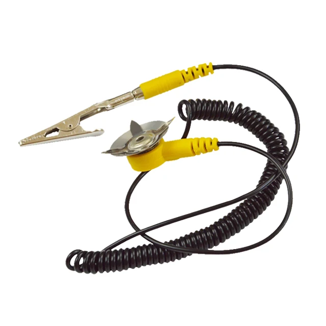 Oem  Yellow Star Claw Buckle  Wrist Strap  antistatic grounding cord antistatic grounding cord mat  esd grounding cord