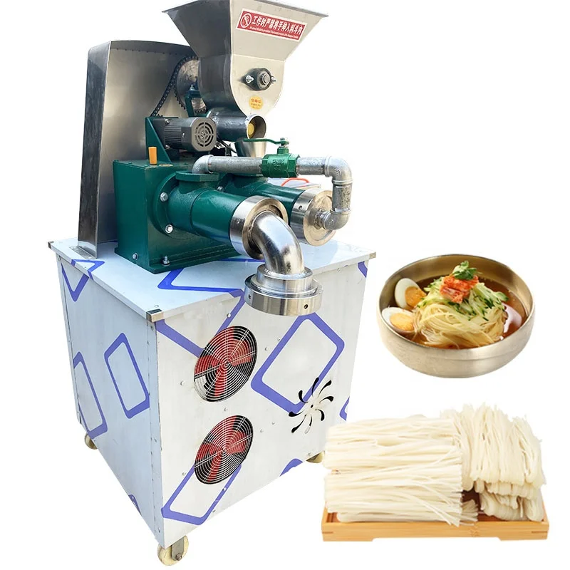 100KG/H rice Noodles Wooden Case Pasta Extruder Mini Rice Vermicelli Machine rice noodle machinery extruder for food