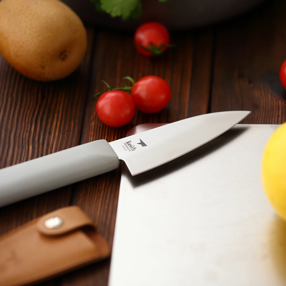 New Style Customized Household Titanium Alloy Kitchen Knife Outdoor Portable Small Small Fruit  Knife