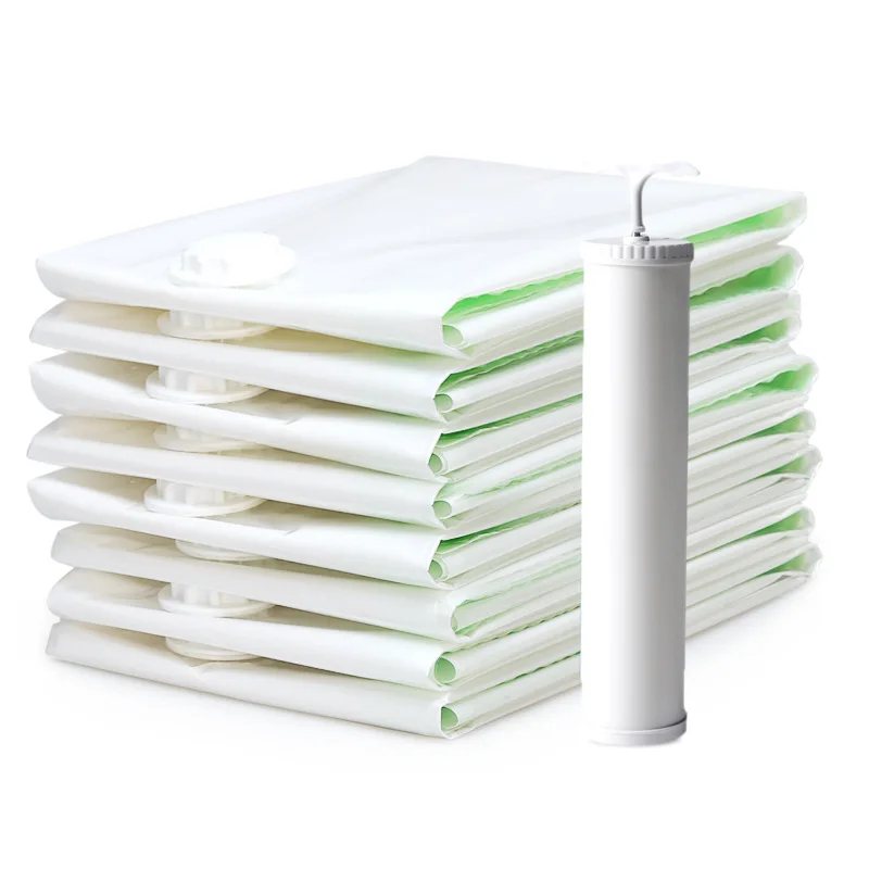 Cheap Price Plastic Vacuum Compressed Space Saver Seal Clothing Bag Vacuum Travel Vacuum Clothes Storage Bags
